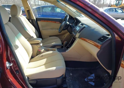 2009 Hyundai Sonata Gls z USA, uszkodzony, nr VIN 5NPET46C29H495579